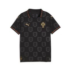 Młodzieżowa koszulka Portugalia 25/26 Special Edition Eusébio PUMA. Brązowa koszulki damskie Puma, m, bez wzorów, bez kołnierzyka, bez ramiączek. Za 339.00 zł.