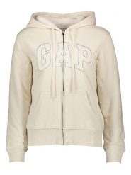 GAP Bluza w kolorze kremowym rozmiar: XXL. Brązowe bluzy damskie GAP, xxl, bez wzorów, bez kaptura. Za 109.78 zł.
