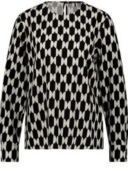 TAIFUN Bluzka w kolorze czarno-białym rozmiar: 40. Czarne bluzki damskie Taifun, bez wzorów, bez kołnierzyka, bez ramiączek. Za 139.54 zł.