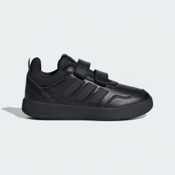 Buty Tensaur Sport 3.0 CF K. Czarne obuwie sportowe casual damskie Adidas, z gumy, bez zapięcia. Za 169.00 zł.