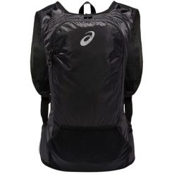 Plecak sportowo-turystyczny dla dorosłych Lightweight Running Backpack 2.0 10L. Czarne plecaki Asics, bez wzorów. Za 179.99 zł.