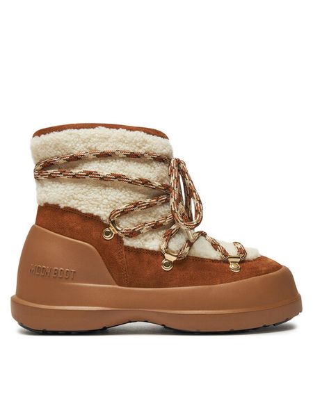 Moon Boot Śniegowce Luna Boot Shearling 80D2480020 Brązowy. Brązowe śniegowce damskie Moon Boot, ze skóry. Za 969.99 zł.