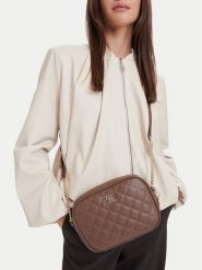 Nine West Torebka CEO-SUBTLE ELEGANCE-LA321-1237 Beżowy ciemny. Brązowe torebki klasyczne damskie Nine West, ze skóry, bez dodatków. Za 199.99 zł.