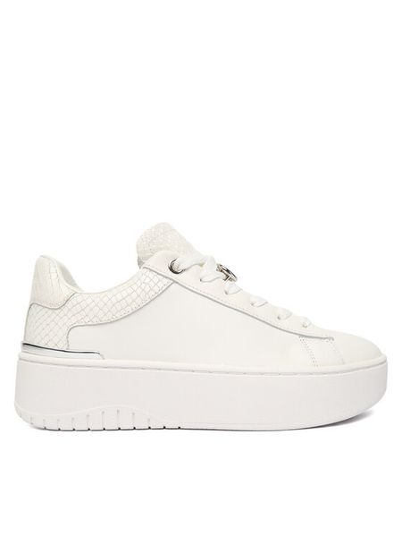 MICHAEL Michael Kors Sneakersy Dottie 43R6DTFS1L Biały. Białe obuwie sportowe damskie MICHAEL Michael Kors, ze skóry, bez zapięcia. Za 769.99 zł.