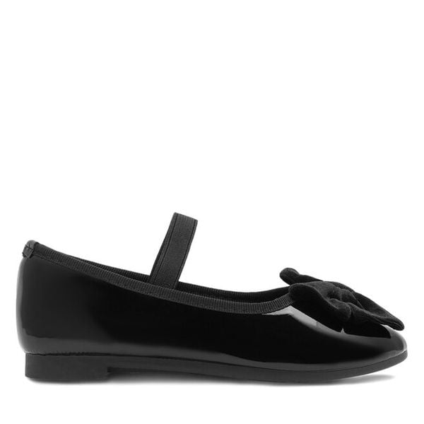 Baleriny Nelli Blu. Czarne baleriny dziewczęce Nelli Blu, bez wzorów, bez obcasa, bez zapięcia. Za 59.99 zł.