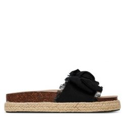 Espadryle DeeZee. Czarne espadryle damskie DeeZee, bez wzorów, bez obcasa. Za 119.99 zł.