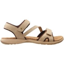 Sandały damskie Whistler Zamora. Białe sandały damskie WHISTLER, bez wzorów, z materiału, bez obcasa, bez zapięcia. Za 245.00 zł.