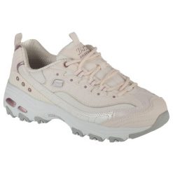 Buty sportowe Sneakersy damskie, D'Lites Ladies Night. Białe obuwie sportowe casual damskie Skechers, z materiału, trekkingowe. Za 399.99 zł.
