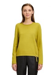 CARTOON Sweter w kolorze żółtozielonym rozmiar: 38. Zielone swetry klasyczne damskie Cartoon, bez kołnierzyka. Za 69.99 zł.