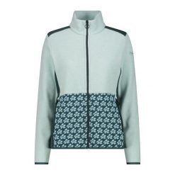 Damska polarowa rozpinana bluza CMP. Zielone bluzy damskie CMP, bez wzorów, z polaru, bez kaptura. Za 389.00 zł.