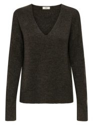 JDY Sweter "Elanora" w kolorze brązowym rozmiar: L. Brązowe swetry klasyczne damskie JDY, l, bez kołnierzyka. Za 79.77 zł.