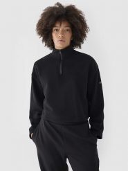 4F Bluza w kolorze czarnym rozmiar: XL. Czarne bluzy damskie 4F, xl, bez wzorów, bez kaptura. Za 61.46 zł.