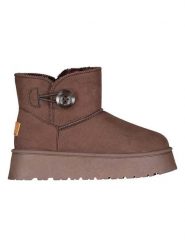 Geographical Norway Botki zimowe "Osiris" w kolorze brązowym rozmiar: 38. Brązowe botki damskie Geographical Norway, na zimę, z futra, bez obcasa, bez zapięcia. Za 100.99 zł.