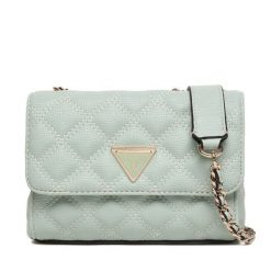 Torebka Guess. Niebieskie torebki wieczorowe damskie Guess, z aplikacjami, bez dodatków. Za 549.99 zł.