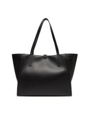 Calvin Klein Torebka Ck Narrate Shopper K60K612988 Czarny. Czarne shopper bag Calvin Klein, bez wzorów, ze skóry, bez dodatków. Za 599.99 zł.