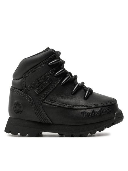 Timberland Trapery Euro Sprint TB0A13HS0011 Czarny. Czarne buty zimowe chłopięce Timberland, ze skóry, bez zapięcia. Za 259.99 zł.