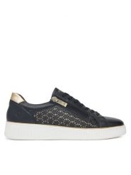 Remonte Sneakersy D2E03-03 Czarny. Czarne obuwie sportowe damskie Remonte, z materiału, bez zapięcia. Za 429.99 zł.
