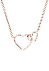 Elli Damska zawieszka serce splecione w pozłacanym srebrze próby 925 Sterling Silver Naszyjniki 1 ct Damski. Szare naszyjniki damskie Elli, pozłacane. Za 238.99 zł.