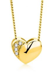 Diamant Exquis Złoty naszyjnik z diamentami - dł. 45 cm rozmiar: onesize. Żółte naszyjniki damskie Diamant Exquis, z diamentem, złote. Za 2,166.99 zł.