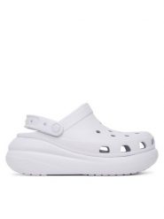 Crocs Klapki Classic Crush Clog 207521 Fioletowy. Fioletowe klapki damskie Crocs, bez wzorów, z tworzywa sztucznego, bez obcasa, bez zapięcia. Za 319.99 zł.