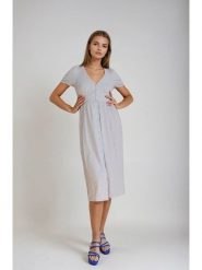 Monki Sukienka w kolorze błękitnym rozmiar: 38. Niebieskie sukienki damskie Monki, bez wzorów, bez ramiączek. Za 43.99 zł.