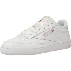 Buty do chodzenia damskie Reebok Club C 85. Białe obuwie sportowe casual damskie Reebok, z materiału, bez zapięcia, trekkingowe, Reebok Club. Za 495.99 zł.
