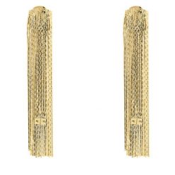 Klips Elisabetta Franchi. Żółte kolczyki damskie Elisabetta Franchi, złote, z klipsem. Za 1,349.00 zł.