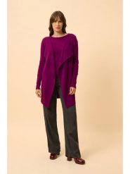 Just Cashmere Kaszmirowy kardigan "Brooke" w kolorze fioletowym rozmiar: XL. Różowe kardigany damskie Just Cashmere, xl, bez wzorów, z kaszmiru. Za 478.62 zł.