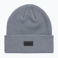 Czapka Musto Shaker Cuff Beanie. Niebieskie czapki damskie Musto, bez wzorów, z materiału. Za 109.99 zł.