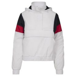 Damska, klasyczna, wyściełana parka w 3 kolorach. Białe parki damskie Urban Classics, na zimę, bez kaptura. Za 244.50 zł.