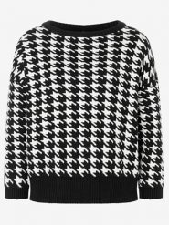 More & More Sweter w kolorze czarno-białym rozmiar: 38. Białe swetry klasyczne damskie More & More, bez kołnierzyka. Za 127.35 zł.
