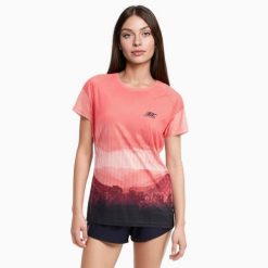 Damska koszulka oddychająca do biegania ADVENTURE. Brązowe koszulki sportowe damskie BODYCROSS, l, bez wzorów, z materiału, bez ramiączek, do biegania. W wyprzedaży za 193.99 zł.