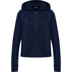 Damska bluza dresowa z kapturem Hummel Move 2.0. Niebieskie bluzy damskie Hummel, bez wzorów, z dresówki, z kapturem. Za 328.00 zł.