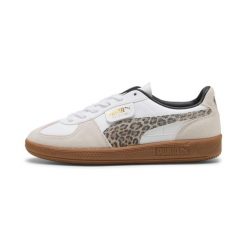 Sneakersy Puma Palermo Leo. Białe obuwie sportowe damskie Puma, bez zapięcia. W wyprzedaży za 333.70 zł.
