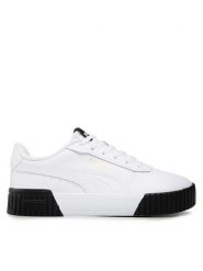 Puma Sneakersy Carina 2.0 385849 04 Biały. Białe obuwie sportowe damskie Puma, ze skóry, bez zapięcia. Za 199.99 zł.