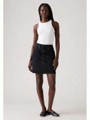 Levi's Spódnica dżinsowa w kolorze czarnym rozmiar: W25. Czarne spódnice damskie Levi's, na co dzień, s, z aplikacjami, klasyczne, mini. Za 141.85 zł.