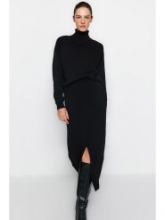 Trendyol 2-częściowy zestaw w kolorze czarnym rozmiar: S. Czarne golfy damskie Trendyol, s, bez wzorów, bez ramiączek. Za 122.38 zł.