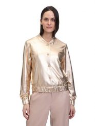 BETTY & CO Kurtka w kolorze złotym ze skóry syntetycznej rozmiar: 38. Żółte kurtki damskie Betty & Co, bez wzorów, ze skóry, bez kaptura. Za 149.95 zł.