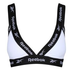 Biustonosz Sportowy Trójkątny Dla Kobiet. Białe biustonosze sportowe damskie Reebok, bez wzorów. Za 206.99 zł.