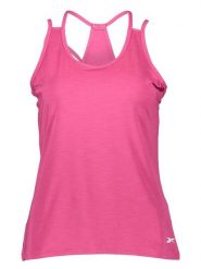 Reebok Top sportowy "TS AC Athletic" w kolorze różowym rozmiar: S. Różowe koszulki sportowe damskie Reebok, s, bez wzorów, bez ramiączek, outdoorowe. Za 60.99 zł.