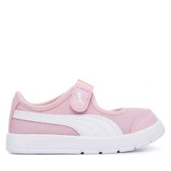 Baleriny Puma. Czerwone baleriny dziewczęce Puma, bez wzorów, bez obcasa, bez zapięcia. Za 97.99 zł.