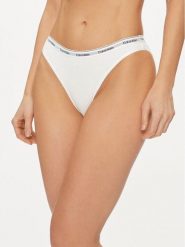 Calvin Klein Underwear Figi klasyczne 000QD5044E Biały. Białe figi Calvin Klein Underwear, bez wzorów, z bawełny. Za 59.99 zł.
