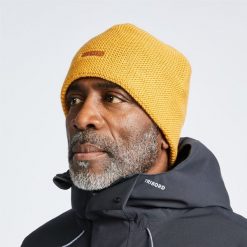 Czapka żeglarska Tribord Sailing 100 ocieplana. Brązowe czapki damskie TRIBORD, bez wzorów, z materiału. W wyprzedaży za 29.99 zł.