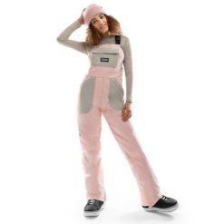 Spodnie snowboardowe z szelkami damskie B1-W Arosa. Czerwone kombinezony damskie SIROKO, na zimę, m, bez wzorów, sportowe, bez kołnierzyka, bez ramiączek. W wyprzedaży za 380.00 zł.