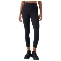 Damskie legginsy 4F FNK F419. Czarne legginsy damskie 4F, l, bez wzorów, z elastanu. Za 127.00 zł.