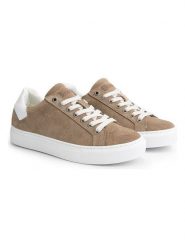 NoGRZ Skórzane sneakersy "P.Paget" w kolorze jasnobrązowym rozmiar: 40. Brązowe obuwie sportowe damskie NoGRZ, ze skóry, bez zapięcia. Za 294.28 zł.