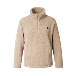 Bluza jeździecka damska Teddy beżowa. Brązowe bluzy damskie COVALLIERO, s, bez wzorów, z materiału, bez kaptura. Za 269.99 zł.