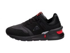 Sportowe buty damskie American Wt31/21 Bk/rd. Czarne obuwie sportowe casual damskie American CLUB, ze skóry. Za 119.00 zł.