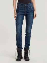 G-Star Dżinsy - Slim fit - w kolorze niebieskim rozmiar: W28/L32. Niebieskie jeansy damskie G-Star. Za 166.88 zł.