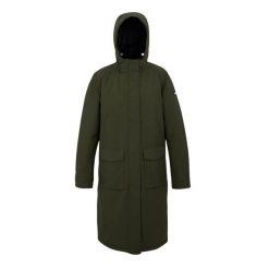 Wodoodporna Kurtka Damska Yarli Longline. Białe kurtki damskie Regatta, bez wzorów, bez kaptura. Za 146.99 zł.